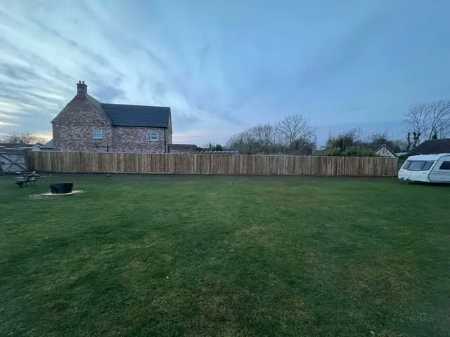 Boundary fence around a paddock