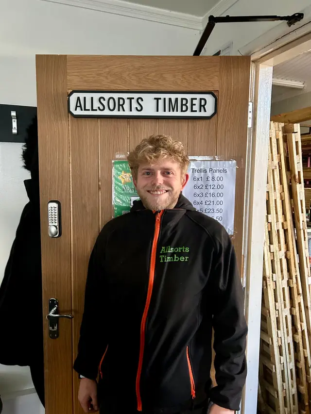 Callum from the Allsorts Timber team