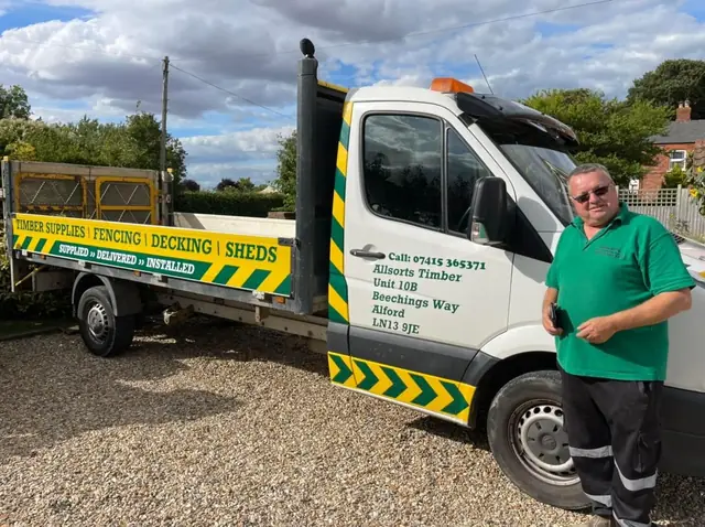 Allsorts Timber flatbed delivery lorry with Steve